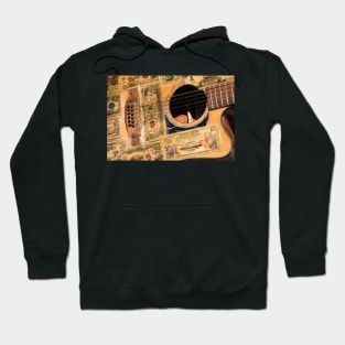 Buckskin Dan Guitar Close Up © Hoodie